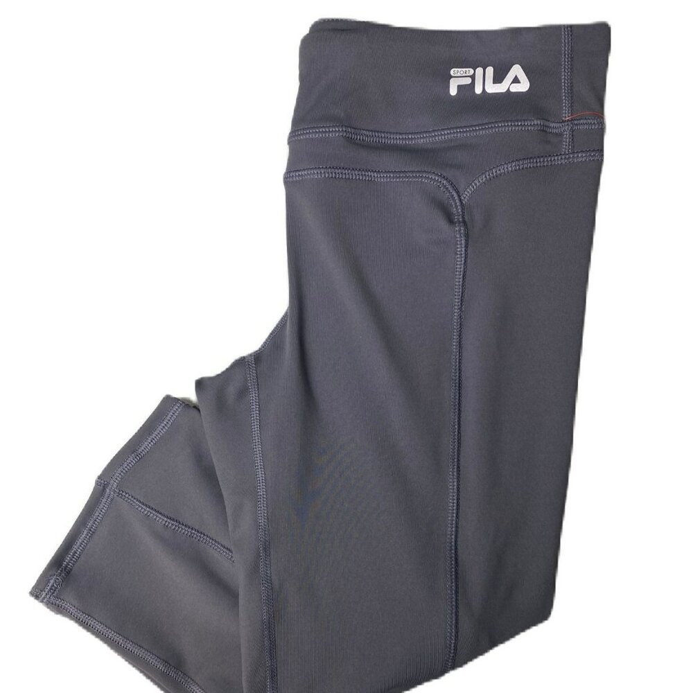 FILA | Women’s Grey Reflective Sport Shorts - Size XS | Stretch Active Fit